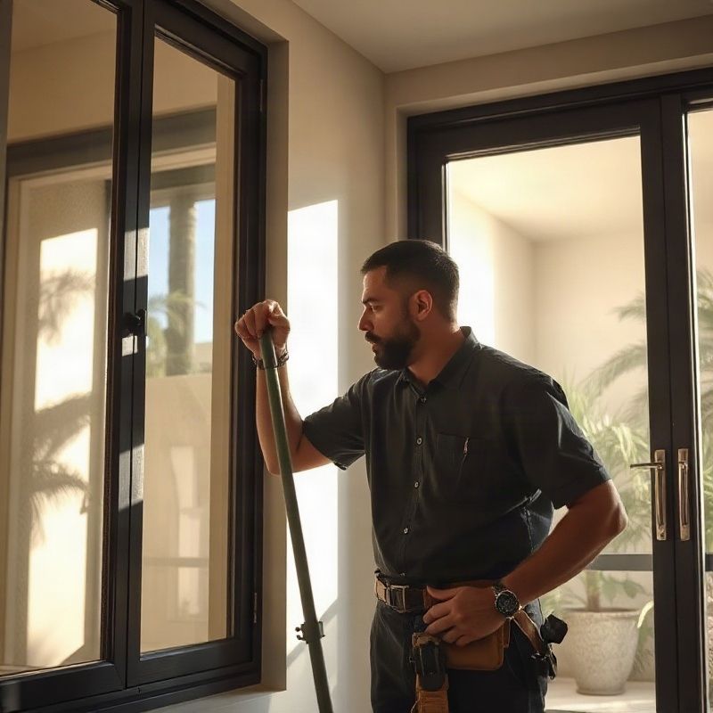 Profissional da Craftfieldv executando um serviço na casa de um cliente em Porto Alegre